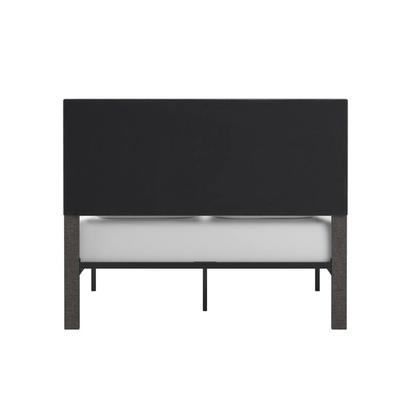Allenspark Upholstered Platform Bed with Geometric Headboard by iNSPIRE Q Classic