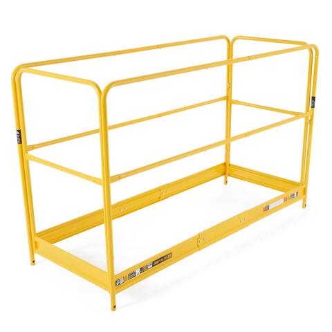 MetalTech 6 Ft Guardrails System Accessory for Select Jobsite Series Scaffolding - 55.4