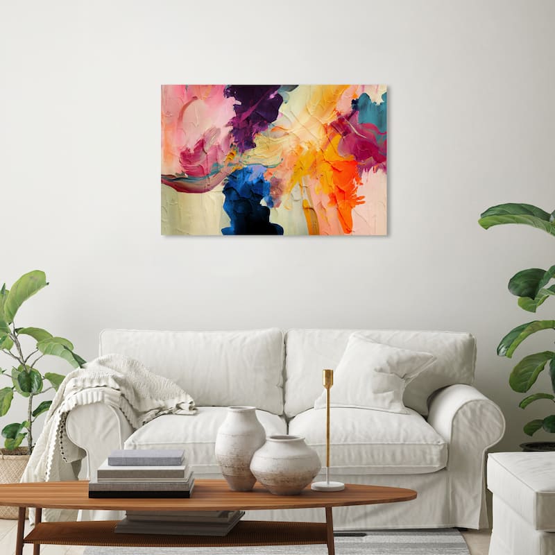 Wynwood Studio Abstract Sureste Orange and Modern & Contemporary Wall Art Canvas Print - 20 x 30