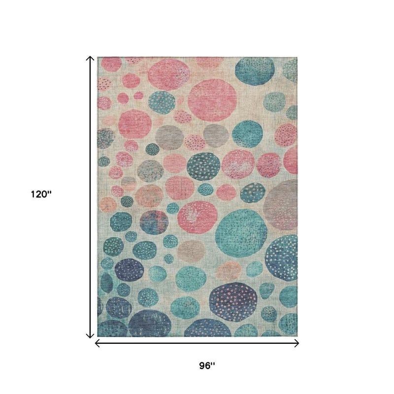 HomeRoots Geometric Transitional Rectangle Outdoor Rug