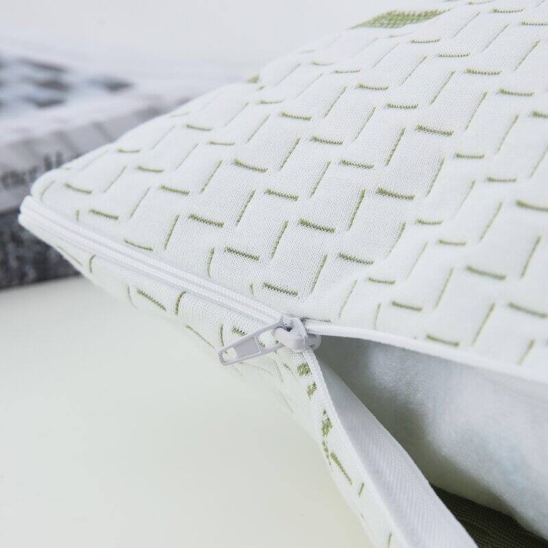EGOHOME Plush Memory Foam Support Pillow with Bamboo Cover