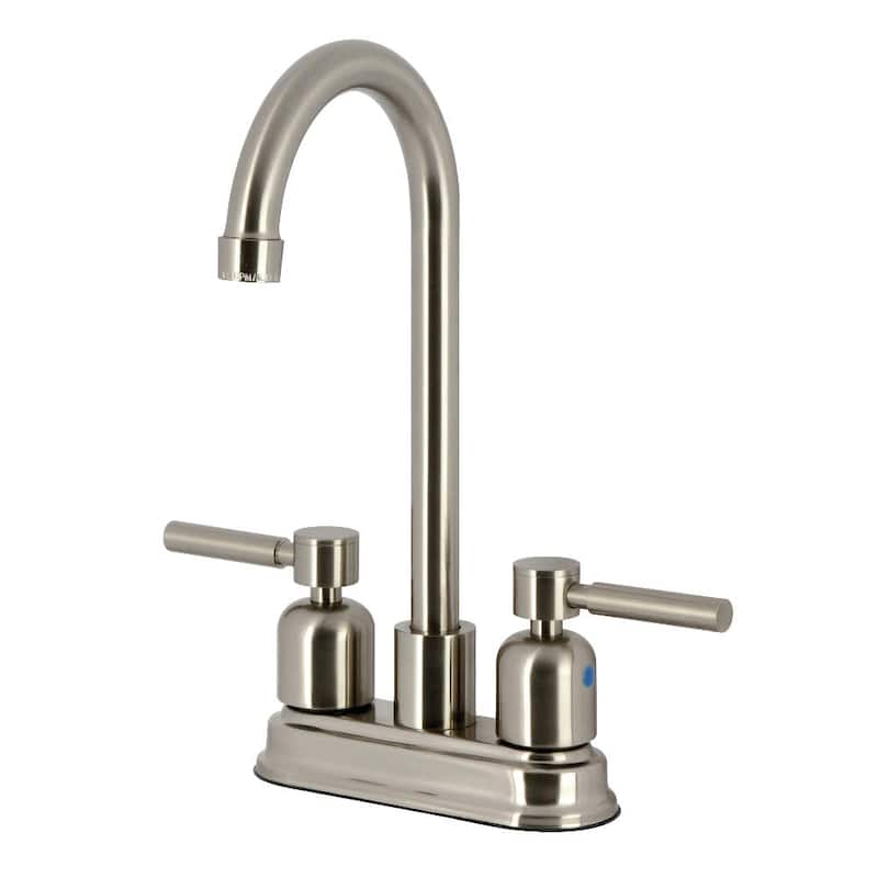 Kingston Brass FB849.DL Concord 1.8 GPM Standard Bar Faucet - Brushed Nickel