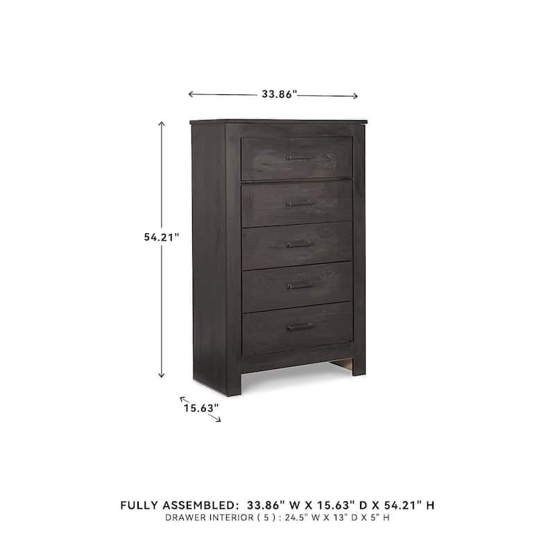 Signature Design by Ashley Brinxton Urban Charcoal Dresser