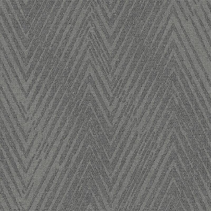 Galerie Wallcoverings Utopia Collection Herringbone Weave Matte Finish Vinyl on Non-woven Wallpaper Roll - 33-feet long x 21-inches wide - Grey