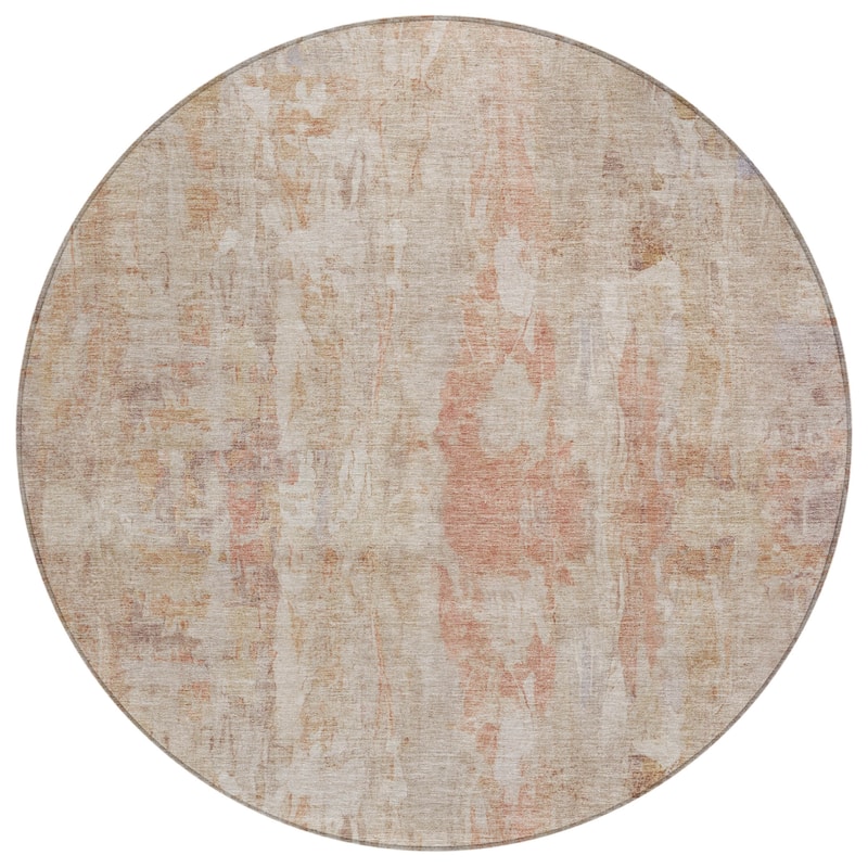Machine Washable Indoor/ Outdoor Muted Ombre Chantille Rug