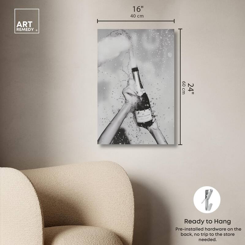 Hold the Moment I Canvas by Art Remedy, Gallery Wrapped