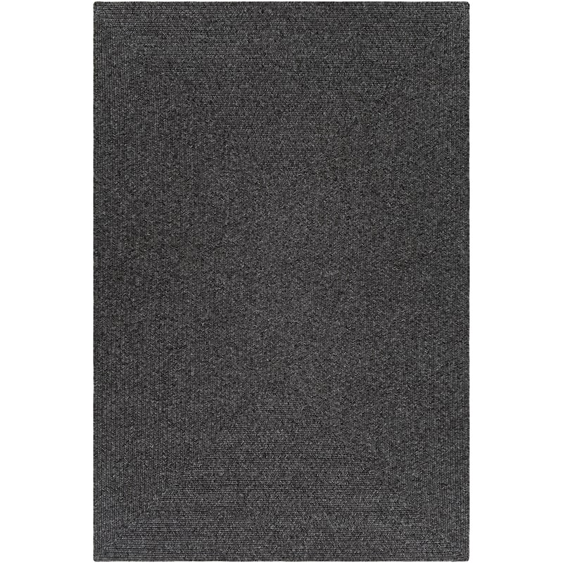 Livabliss Sharrah Indoor/ Outdoor Solid Braided Area Rug