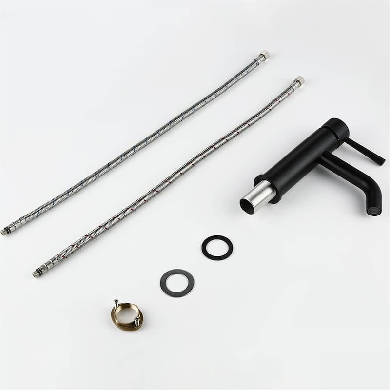 Single Hole Bathroom Faucet Single Handle Bathroom Sink Faucet Modern Basin Vanity Mixer Taps With Valve