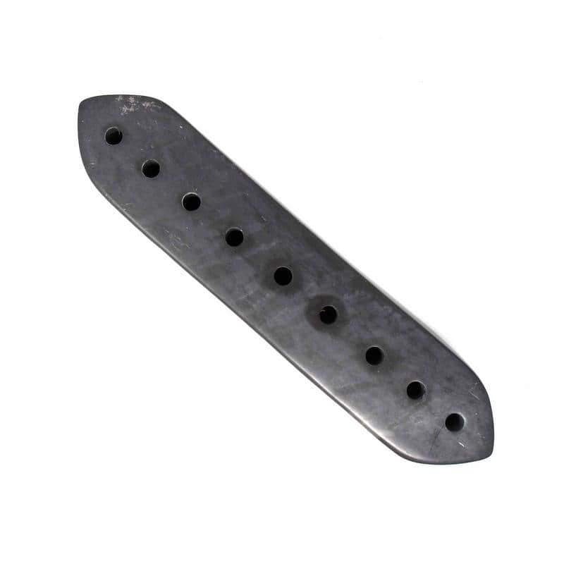 Handmade Carved Soapstone Hanukkah Menorah, Black