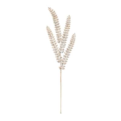 Set of 24 Gold Glittered Fern Artificial Christmas Sprays 32"