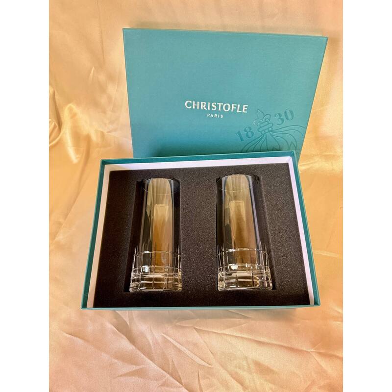 Christofle Graphik Highballs Glasses