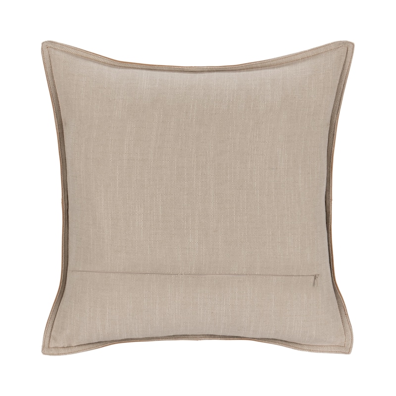 Villa by Classic Home Dumont Genuine Leather Throw Pillow