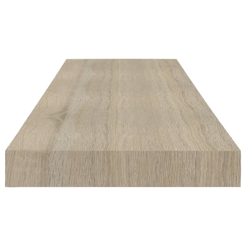 Zyno Wall Shelf, 32 Inch, Oak Brown MDF Body, Modern Design