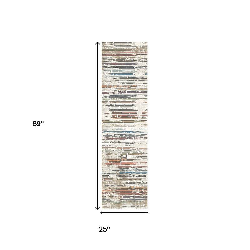 Cele Distressed Geometric Modern Stain Resistant Woven with Fringe Area Rug By HomeRoots