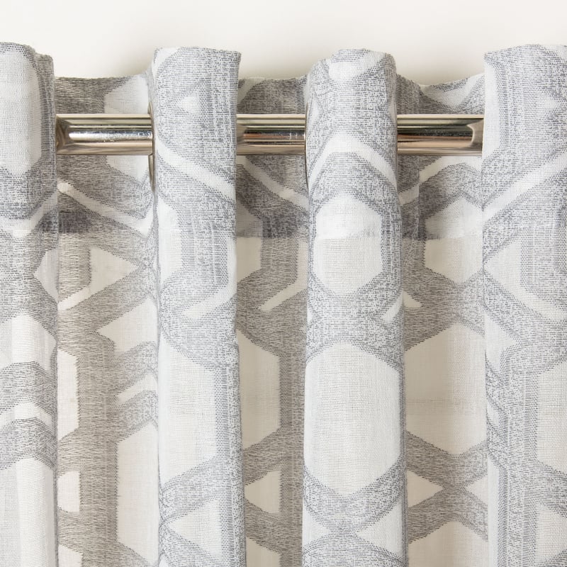 SAFAVIEH Ranjana Semi-Sheer Window Curtain Panel