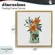 preview thumbnail 36 of 34, Stupell Lilies In Retro Tin Framed Floater Canvas Wall Art, Design By Val Rhodes