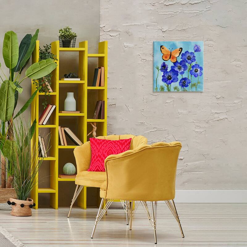 Stupell Poetic Monarch Butterfly Canvas Wall Art Design By Paul Brent