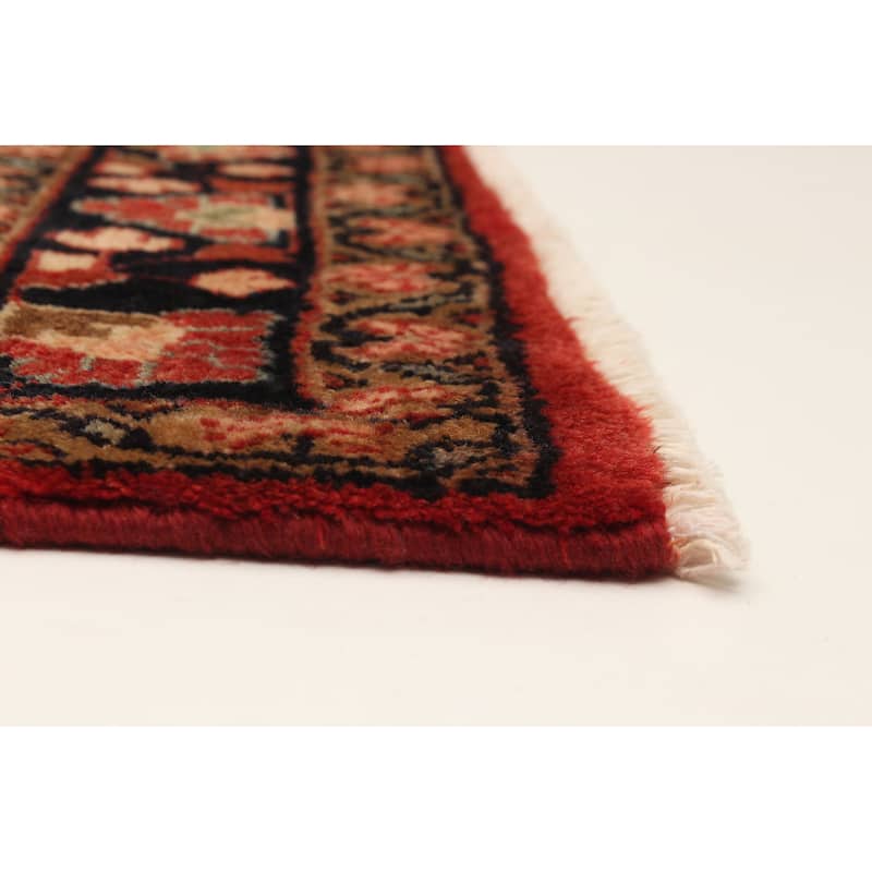 ECARPETGALLERY Hand-knotted Andelz Navy Wool Rug - 4'4 x 6'11