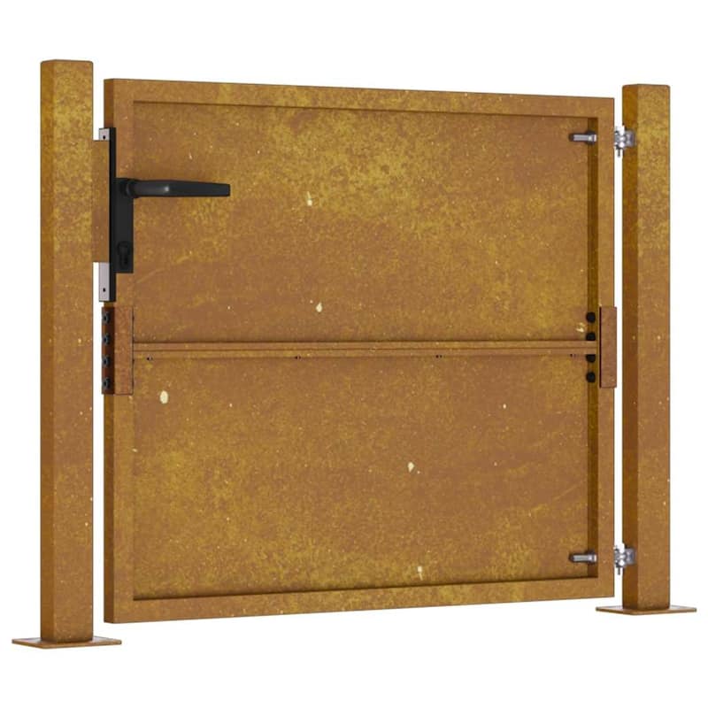 vidaXL Garden Gate Corten Steel