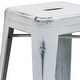 preview thumbnail 26 of 64, Backless Distressed Metal Indoor/Outdoor Counter Height Stool