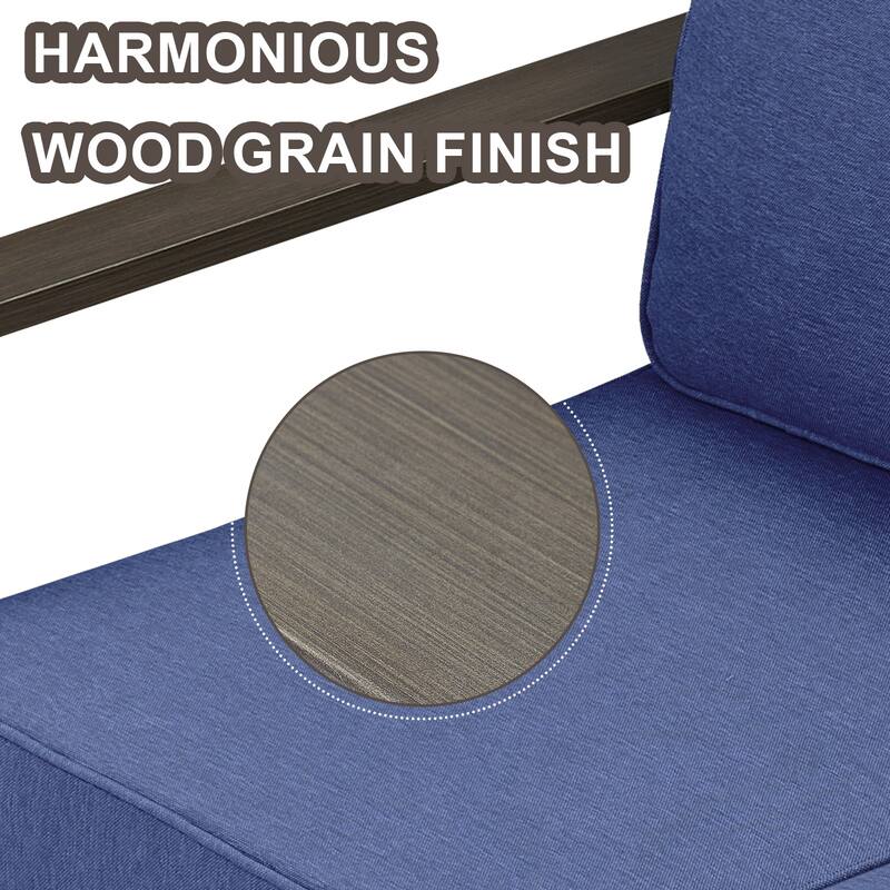 Meyreso Wicker Outdoor Patio Fire Pit Set with Swivel Gliders and 4.5-Inch Olefin Cushions