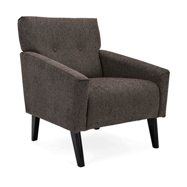 IMAX Home 16360 Bastille 27-3/4" Wide Wood Framed Polyester Arm Chair - Gray