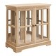 preview thumbnail 30 of 106, GDFStudio - Traditional Storage Curio Cabinet with Tempered Glass Doors and Lighted Display
