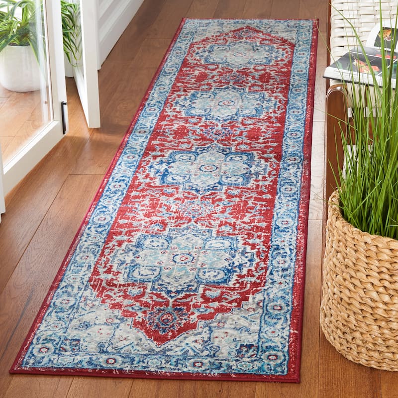 SAFAVIEH, Brentwood Myong Traditional Rug - 2' x 9' Runner