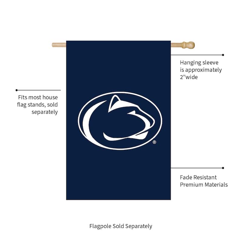 Applique Flag, House Size, Penn State