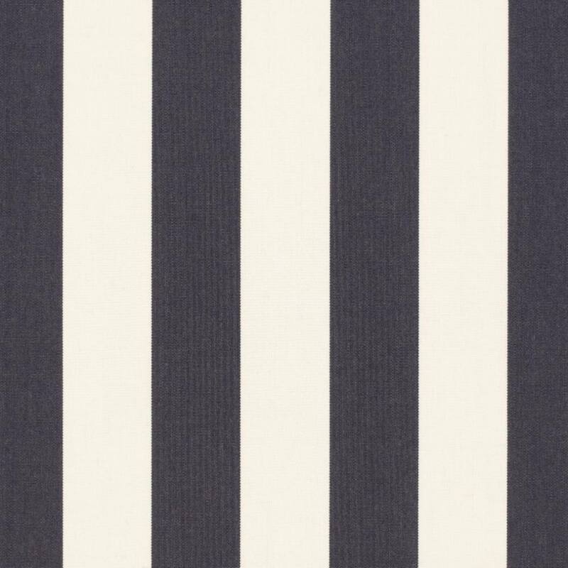 Sunbrella Stripe Fabric 2-Piece Indoor/Outdoor Seat Pad Cushion, 18"W x 18"L