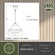 preview thumbnail 6 of 11, Huntley 1 Light Farmhouse Schoolhouse Pendant White Glass