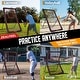 preview thumbnail 3 of 9, Zealfeel Lacrosse Rebounder 5-Angle Adjustable Practice Net with Target Strip and Carry Bag