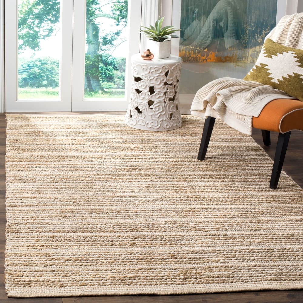 SAFAVIEH Handmade Cape Cod Nicolien Coastal Jute Rug