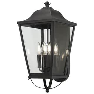 The Great Outdoors 73282 Savannah 4 Light 21" Tall Outdoor Wall Mount