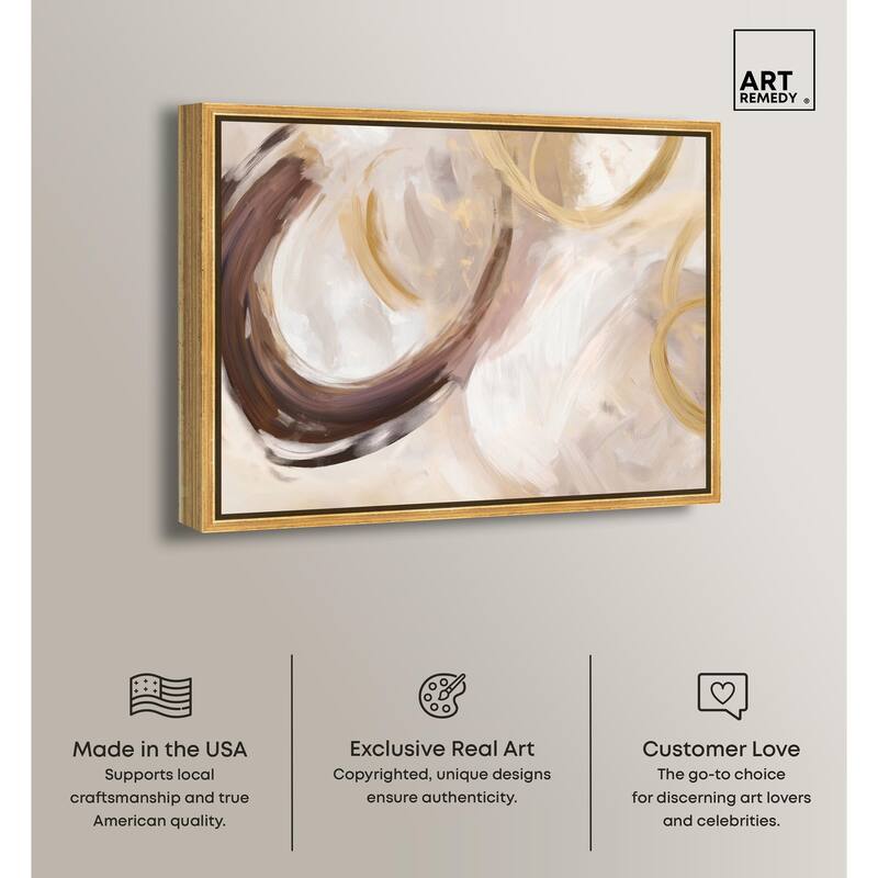 Dreamy Swirls I Canvas by Art Remedy