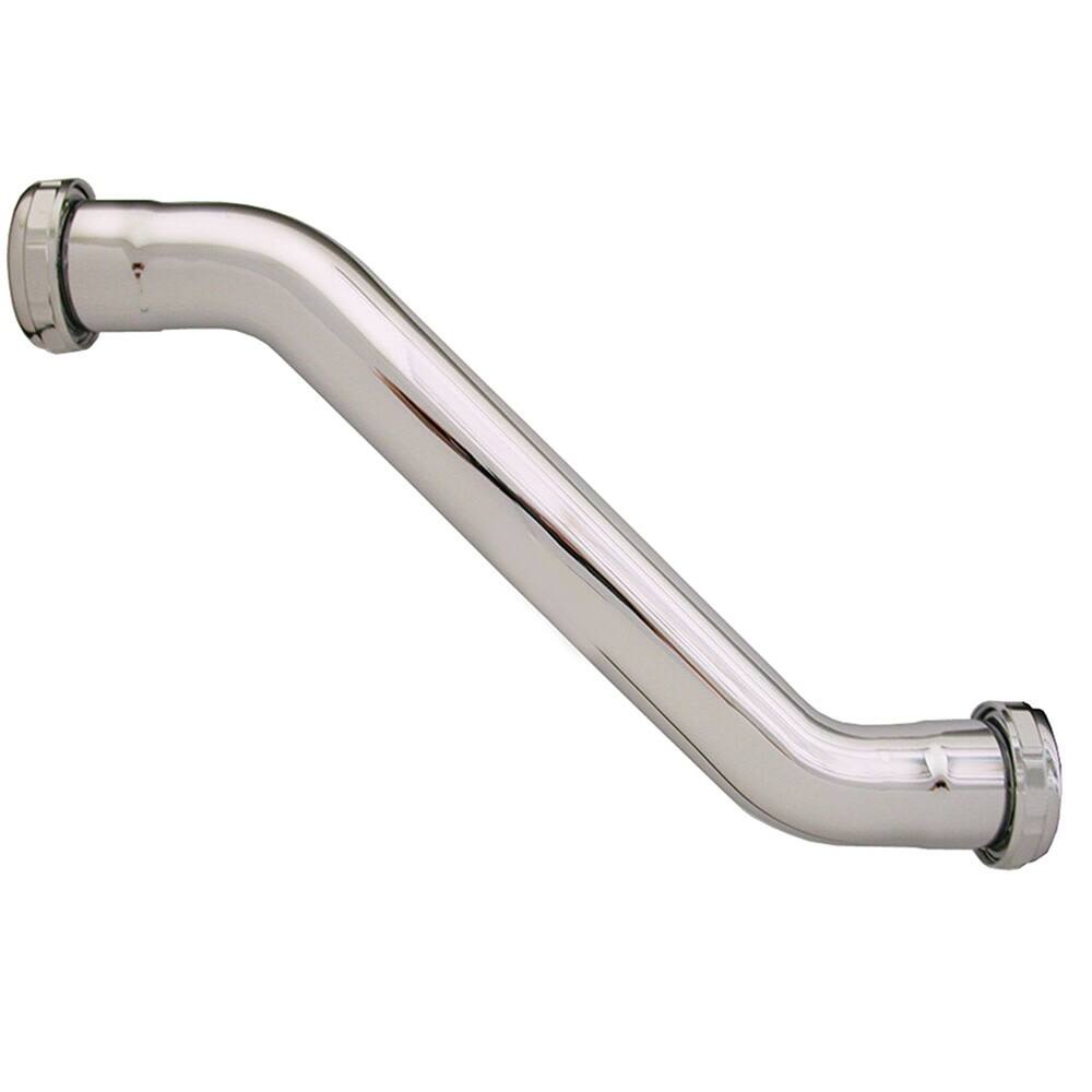 Jones Stephens P38046 1-1/4X12 SJ DBL OS 22 GA - Chrome Plated