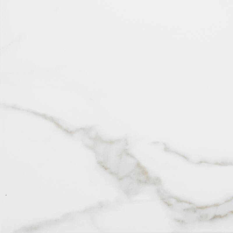 The Tile Life Chronos 13x13 White/ Gold Matte Porcelain Floor & Wall Tile