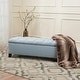 preview thumbnail 8 of 19, Christopher Knight Home Contemporary Storage Ottoman with Button Tufting in Fabric, 51 Inches
