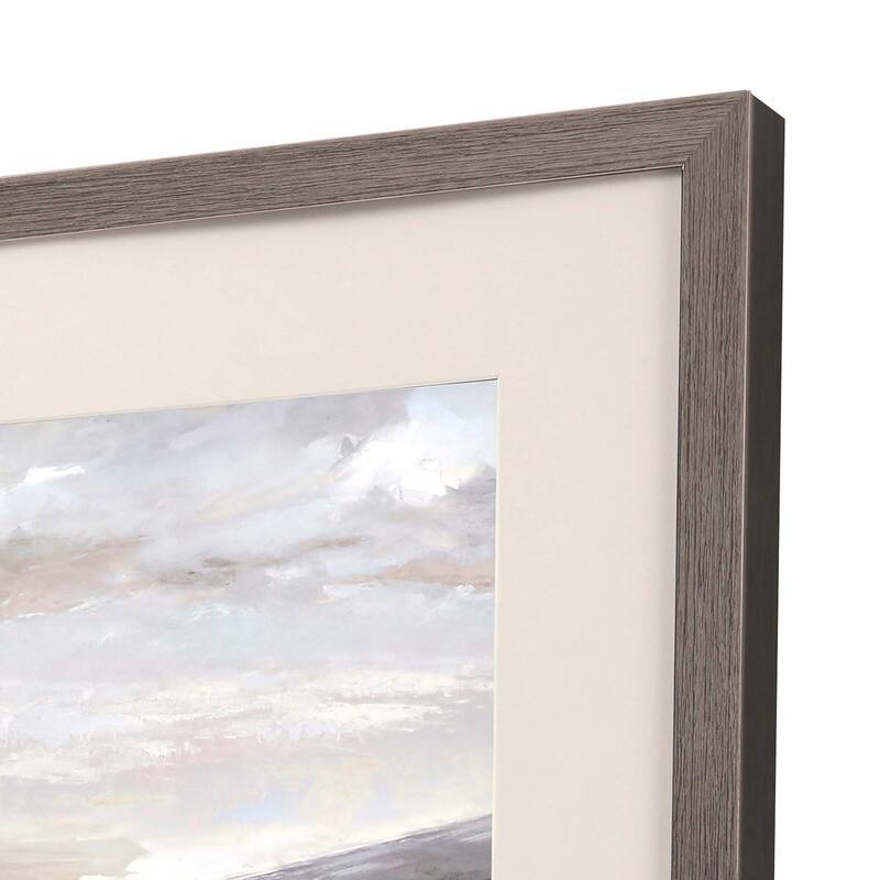 Tirwedd II S/4 Framed Art Giclee Under Glass - Blue