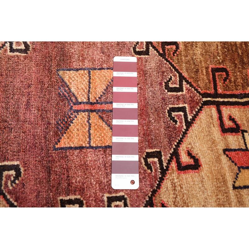 ECARPETGALLERY Hand-knotted Konya Anatolian Brown, Burgundy Wool Rug - 3'3 x 6'6