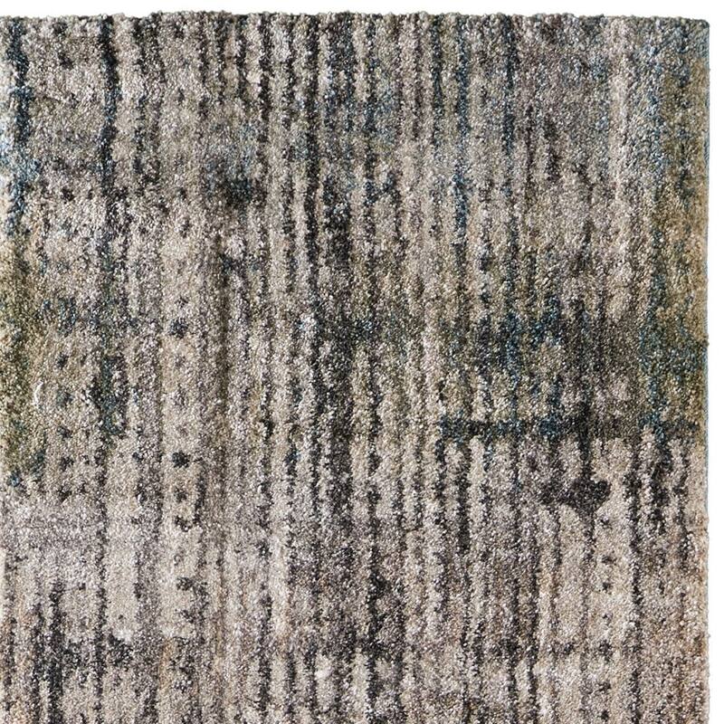 HomeRoots Abstract Industrial Rectangle Area Rug
