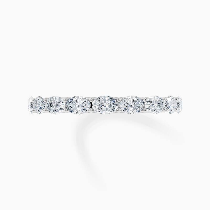 Auriya 14k Gold Oval East-West Lab Grown Diamond Half Eternity Band 0.90 - 3.75 ct. tw. (F-G, VS)