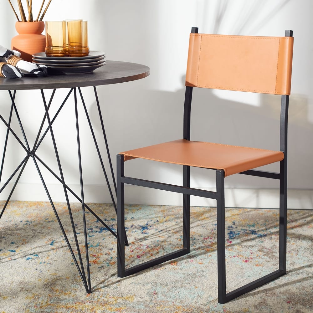 SAFAVIEH Daphne Dining Room Chair (Set of 2) - 18" W x 18.8" L x 35" H - 18Wx19Dx35H