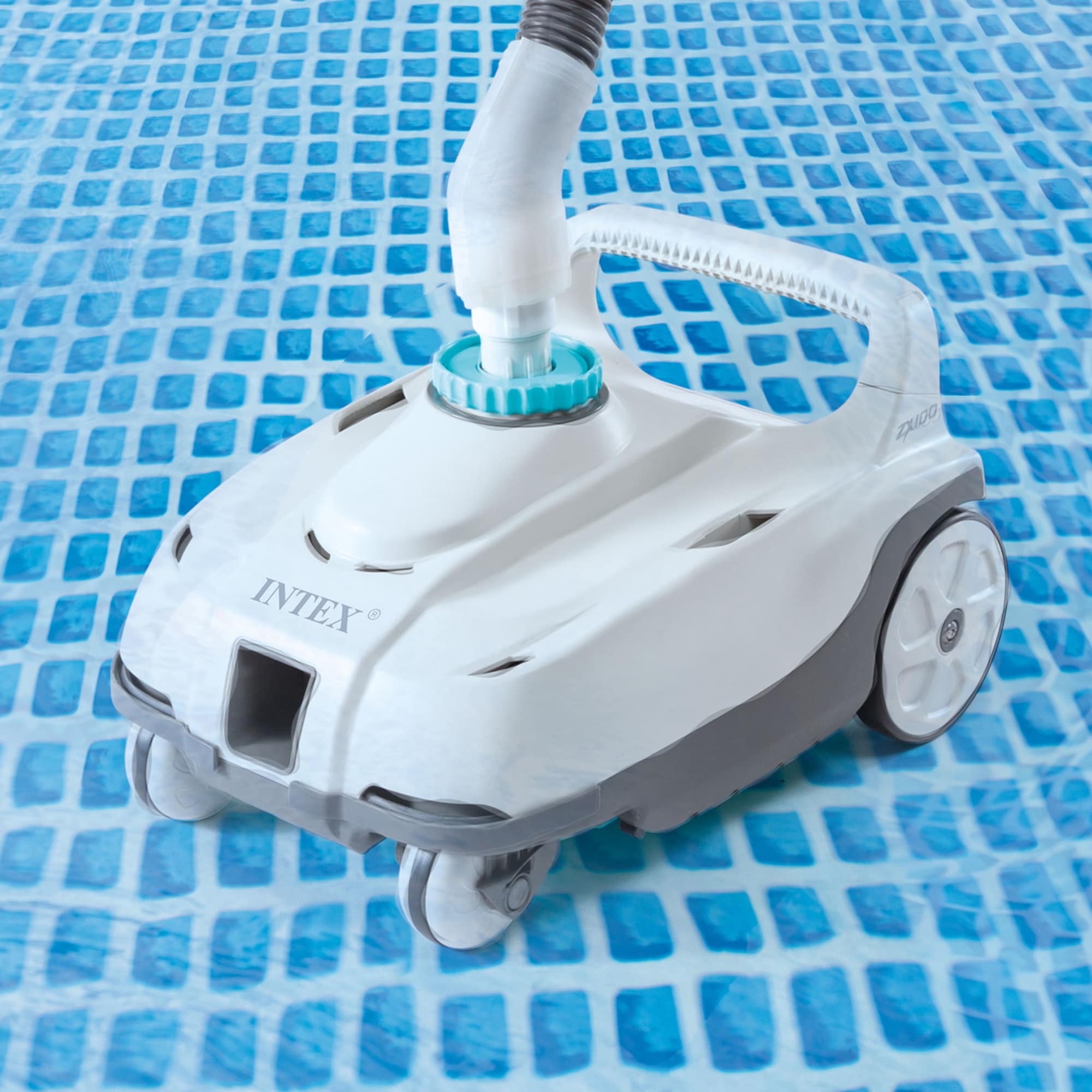 Intex ZX100 Auto Pressure Side Pool Cleaner with Krystal