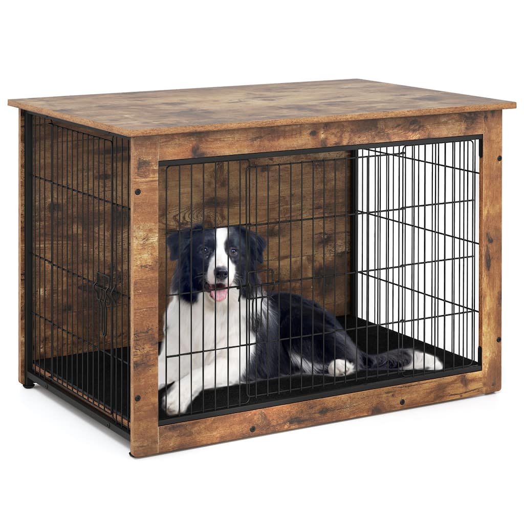 Gymax Dog Crate Furniture for Medium/Large Dogs 39'' Indoor Pet House