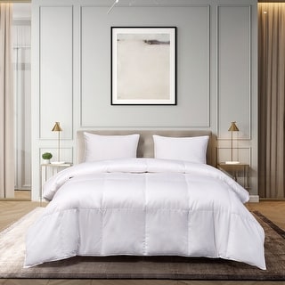 Hotel Grand 1000 Thread Count Cotton European White Down Comforter