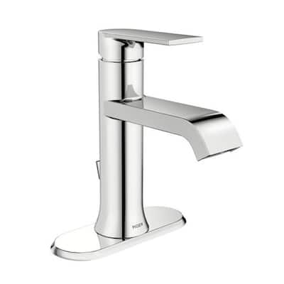 Moen Genta 1.2 GPM Single Hole Bathroom Faucet with Pop-Up Drain