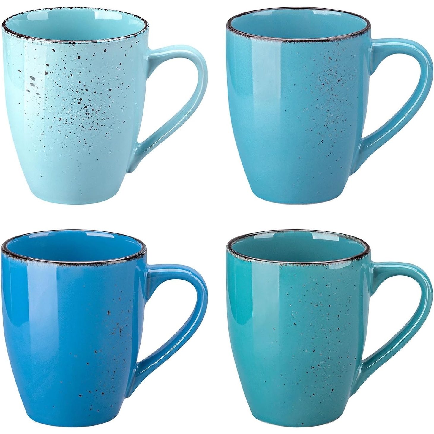 Coffee Mug Set of 4, Ceramic 12 Oz Coffee Cups