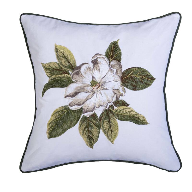 Garden Magnolia Pillow