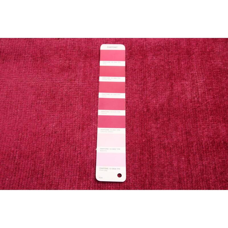 ECARPETGALLERY Hand-knotted Andelz Burgundy Wool Rug - 2'4 x 12'1